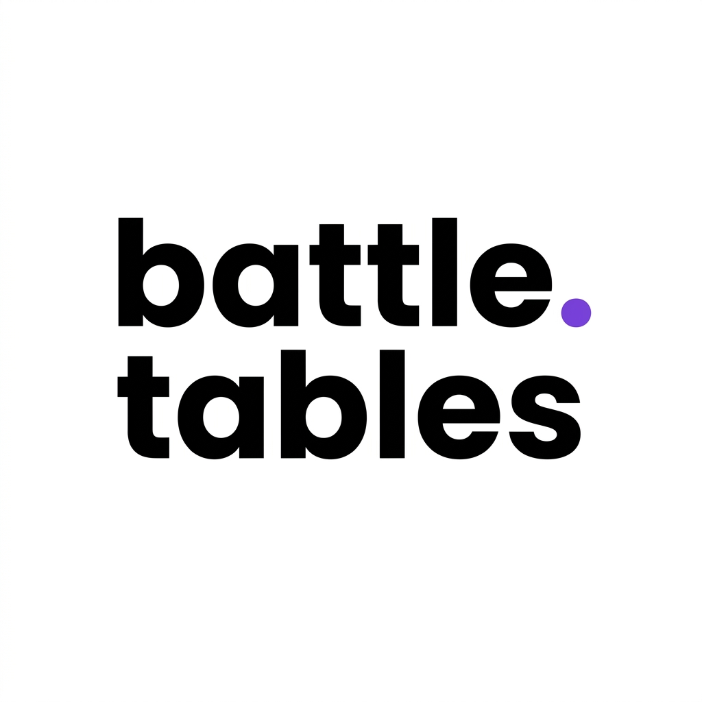 Battle Table glowing LED night mode